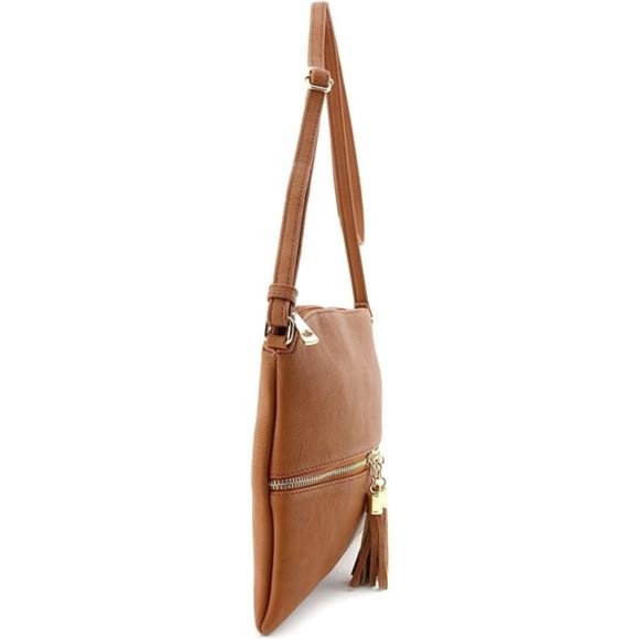 Cute Lightweight Medium Crossbody Bag with Tassel - Picture 5 of 7